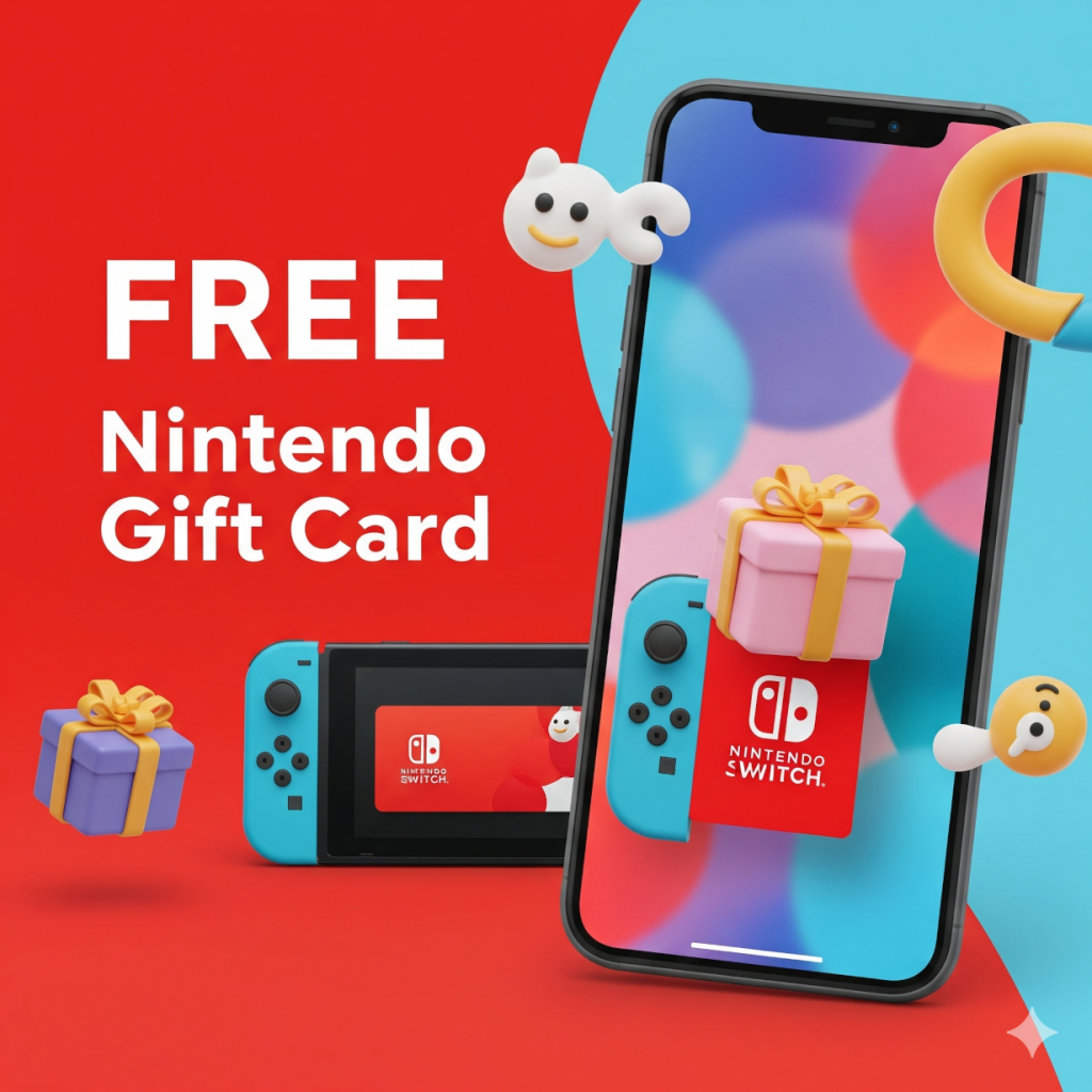 Exclusive Free Nintendo Gift Card – Act Now!